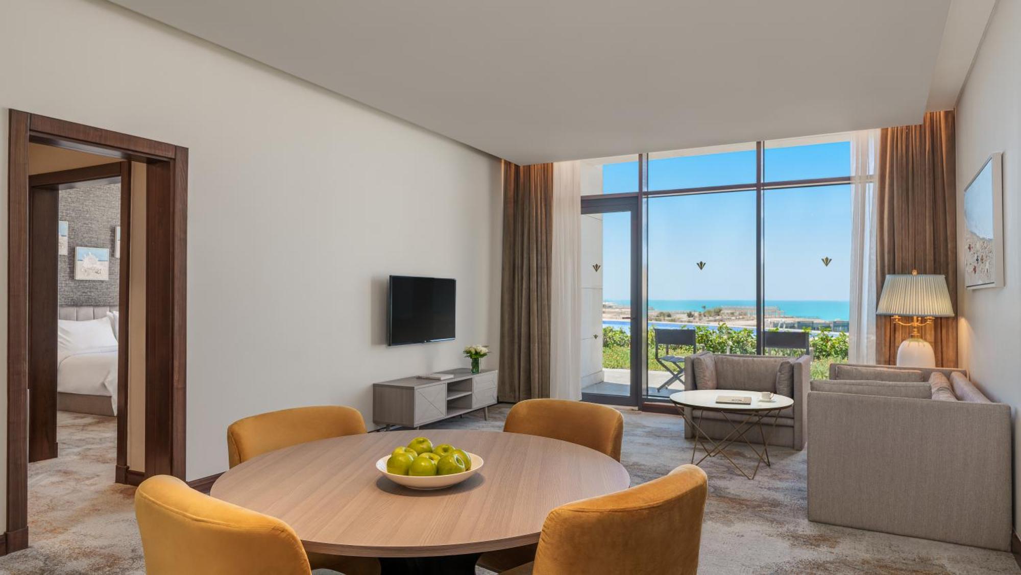 Rixos Premium Alamein 阿莱曼 客房 照片 A living room at the hotel